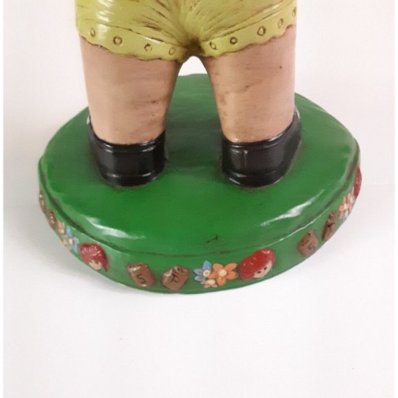 Vintage Ceramic Figurine Girl with Raggedy Ann Doll 1973 Ceramichrome Hand Paint - Picture 7 of 9